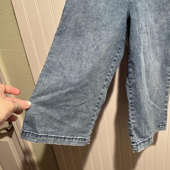 Janie Jack Denim Ruffled Jumpsuit Girls 7 - Picture 3 of 7